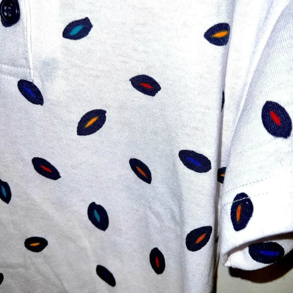 Vintage 1990s Esprit Polka Dot Patterned Short Sleeve‎ Top